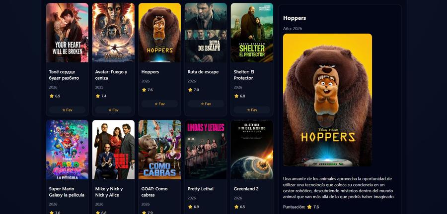 Catálogo de Películas